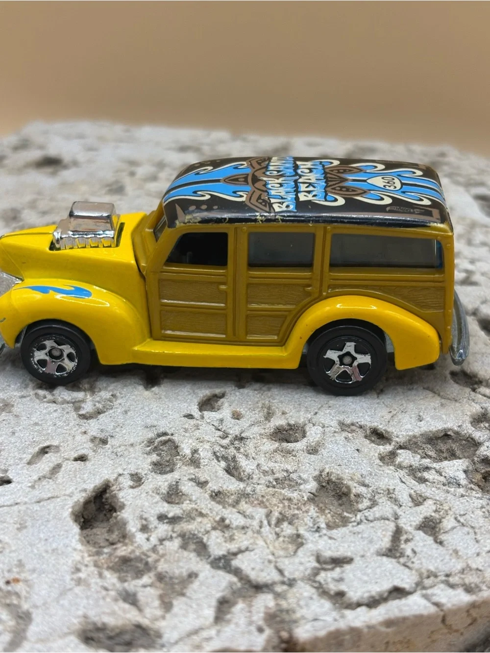 Vintage Hot Wheels 1979 Mattel BLACK SAND BEACH Vehicle Woody